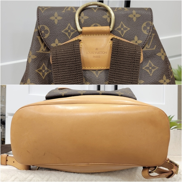💕DISCONTINUED Very Rare Backpack LOUIS VUITTON Montsouris GM Monogram - Picture 15 of 16